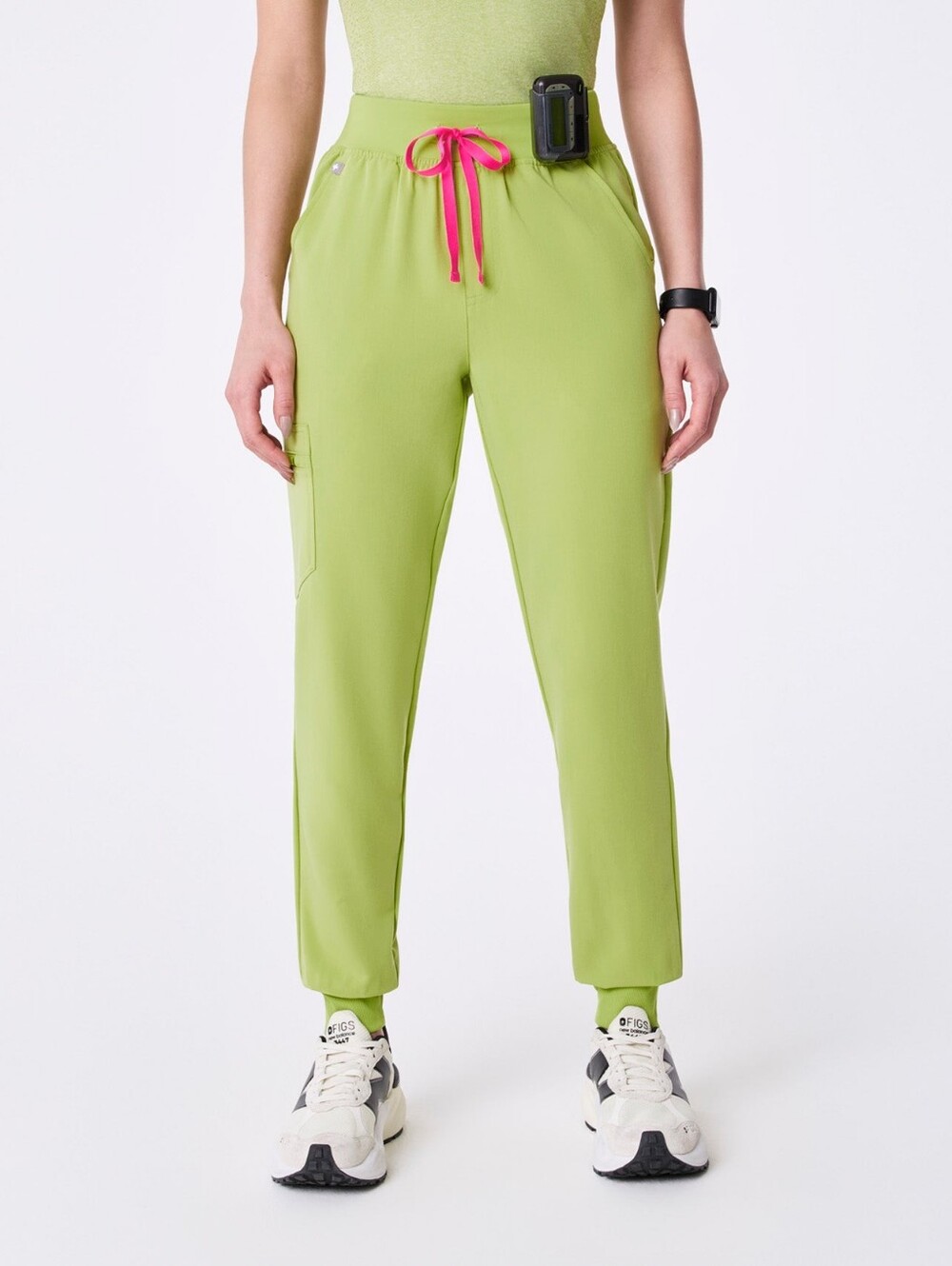 Figs Zamora High-Rise jogger Scrub Pant, Size Large Petite